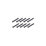 Steel Button Head Hex Screws M3 x 22 pk10