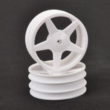 JC 5 Spoke 2.2 Front White Wheel XLSPC - pr