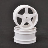 JC 5 Spoke 2.2 Rear White Wheel XLSPC  pr