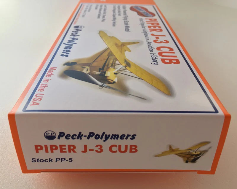 Peck-Polymers Piper J3 Cub Kit - Peanut Scale
