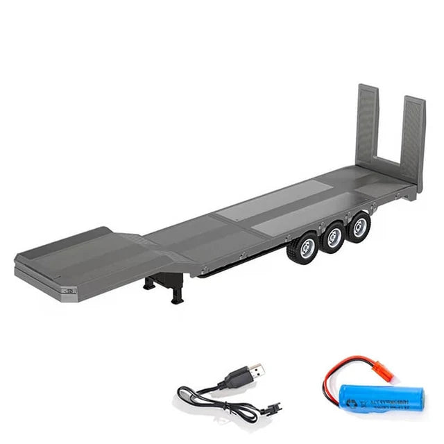 HUINA SCANIA 770S RC HAULAGE TRUCK & TRAILER SET RTR - Silver