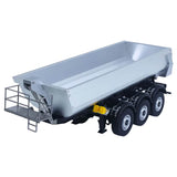 HUINA SCANIA 1/14 K770S KABOLITE 3X AXLE METAL TRAILER - SILVER