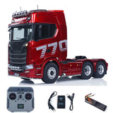HUINA 1/14 SCANIA K770S-100 6X6 RC HAULAGE TRUCK RTR - RED