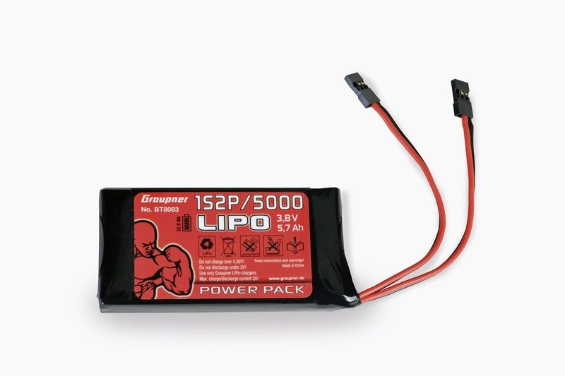 Graupner Transmitter LiPo 1S2P/5000 TX BT8083