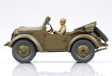 Tamiya 1/48 Kawasaki Ki-61-Id Hien (Tony) & 4x4 Light Vehicle Kurogane Set Kit 25203