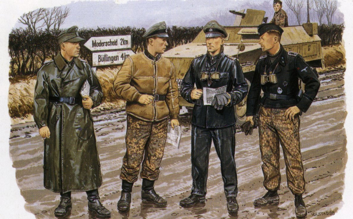 Dragon Kampfgruppe Peiper (Joachim Peiper & Staff Adrennes 1944)