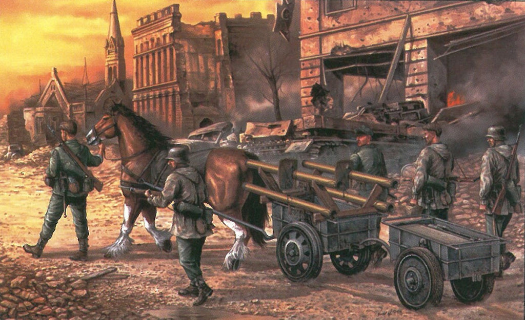 DRAGON 1/35 8.8cm Panzerschreck Infanteriekarren D6104