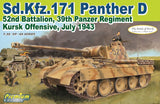 Dragon 1/35 Sd.Kfz.171 Panther D 52nd Battalion 39th Panzer Regiment Kursk Offensive July 1943 (Premium E