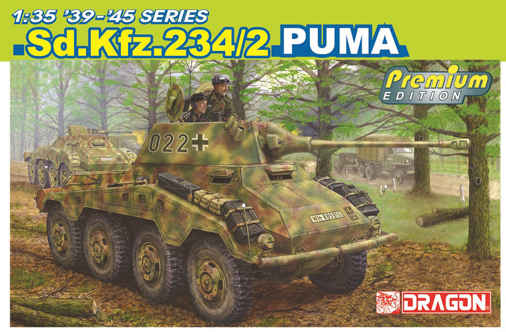 Dragon 1/35 Sd.Kfz.234/2 Puma (2024 upgrade version)