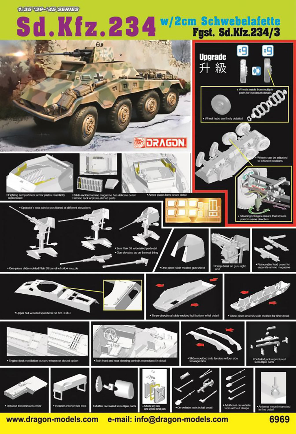 Dragon 1/35 SD.KFZ 234/3 W/2CM