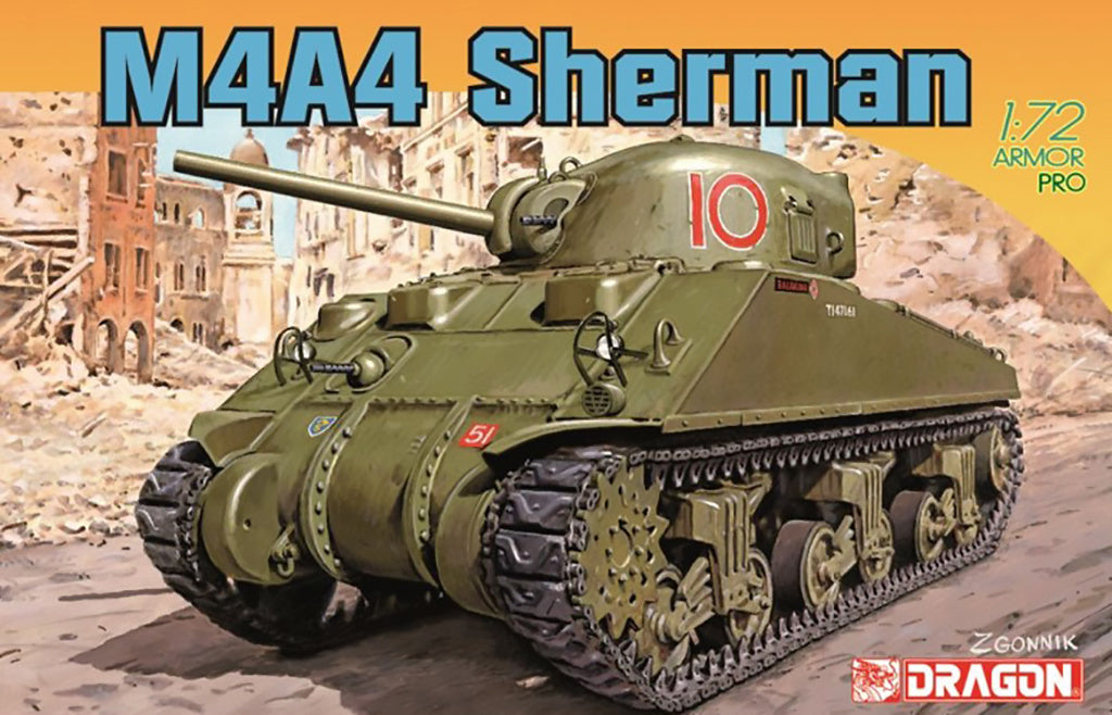 Dragon 1/72 M4A4 Sherman