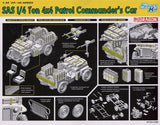 Dragon 1/35 1SAS 1/4 TON 4X4 COMMANDERS CAR (SMART KIT) D6724