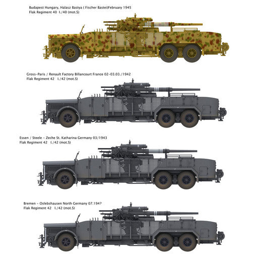 Das Werk 1/35 8.8cm Flakauf 8t Vomag kit 35024