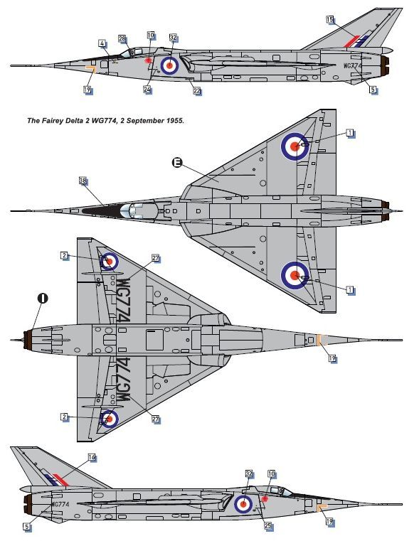 Dora Wings 1/72 Fairey Delta 2 72009