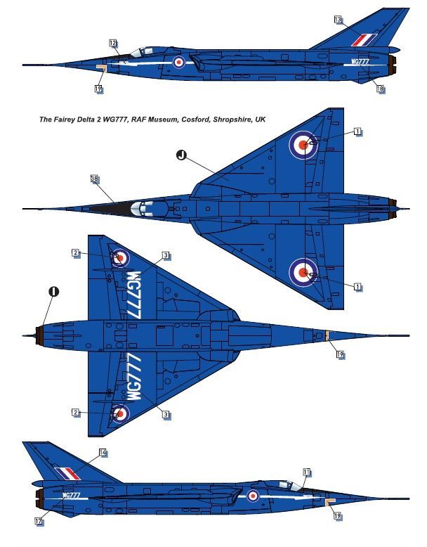 Dora Wings 1/72 Fairey Delta 2 72009