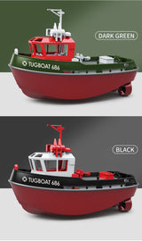 HENG LONG 1/72 RTR TUGBOAT 686 2.4GHZ 280MM LENGTH GREEN