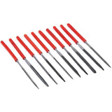 Amtech E1750 10 Piece 140mm (5.5 Inch)steel needle file set