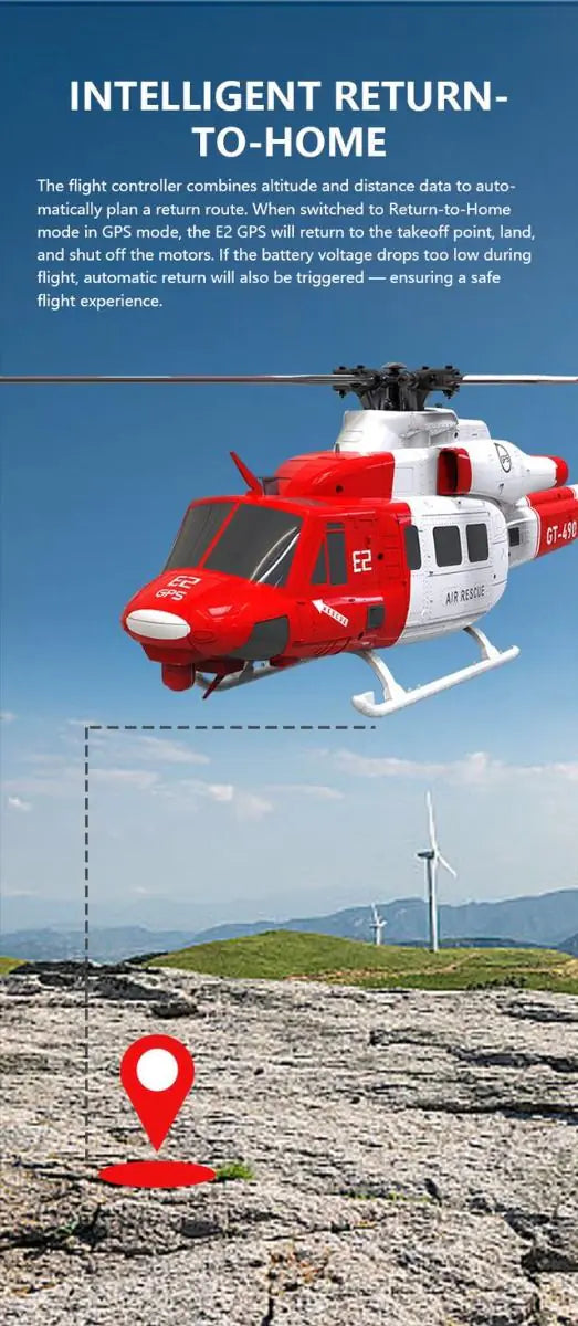Goosky E2 GPS UH-1Y Ready to Fly (Mode 2) with case