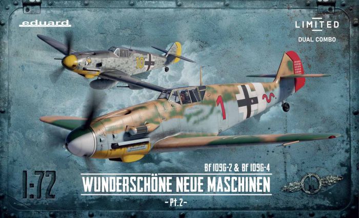 Eduard 1/72Bf 109G-2 & Bf109G-4 Dual Combo kit 2143