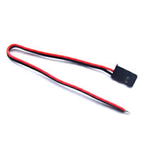 ETRONIX 15CM 22AWG FUTABA STRAIGHT BATTERY WIRE with Connector