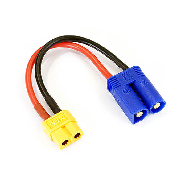 ETRONIX FEMALE XT-60 TO MALE EC5 PLUG CONNECTOR ADAPTOR ET0842EC5