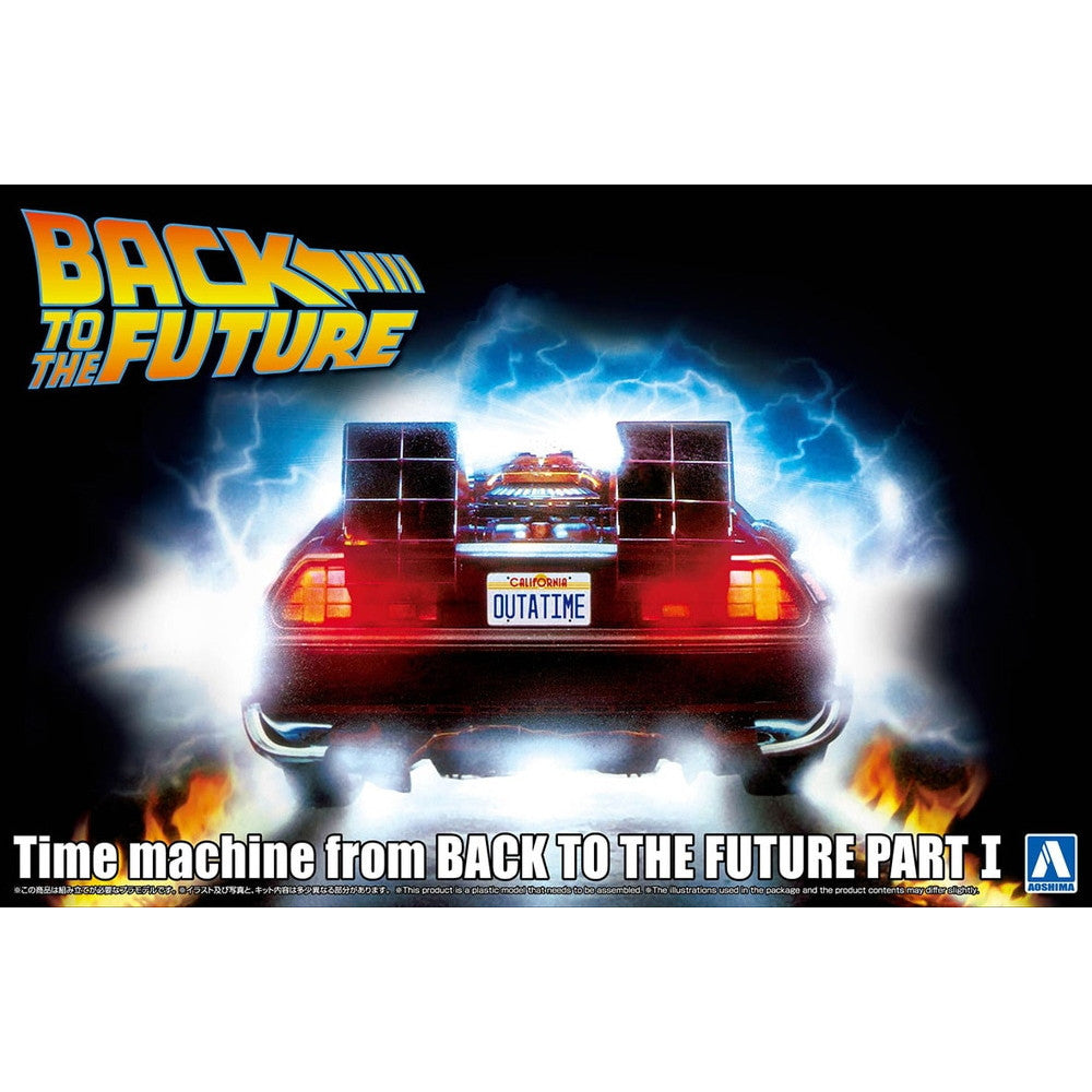 Aoshima 06436 BTTF Part I DeLorean Time Machine Movie Mecha BT-01 1:24 Model Kit