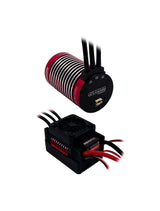 Overlander 3000KV Rocket RC V2 Supersonic F550 Brushless Motor + 60A ESC for 1/10th Cars