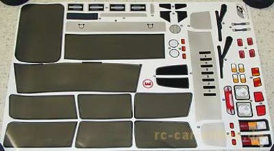 FG Modellsport RC Car Spares Decals for Hummer H2 4WD  set 36155 (Box 97)