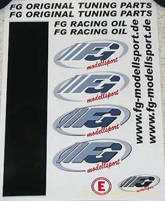 FG Modellsport RC Car Spares Decals for Hummer H2 4WD  set 36155 (Box 97)
