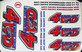 FG Modellsport RC Car Spares Decals for Hummer H2 4WD  set 36155 (Box 97)