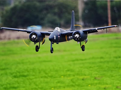 FlightLine RC F7F-3 Tigercat 1600mm Wingspan PNP Rc Airplane