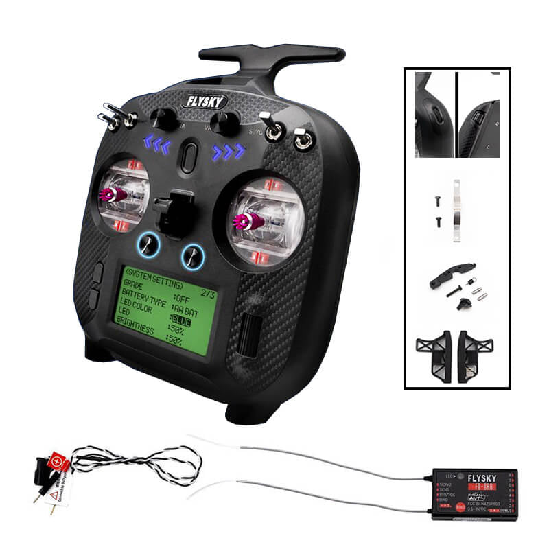 FLYSKY FS-ST8 12CH 2.4G RADIOSYSTEM w/8CH SR8 RECEIVER - PRE ORDER ONLY - DUE EARLY JULY
