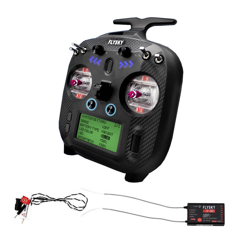 FLYSKY FS-ST8 8CH 2.4GHZ RADIOSYSTEM with 8CH SR8 RECEIVER