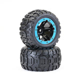 FTX TRACER MONSTER TRUCK WHEEL/TYRES COMPLETE (PR) Blue