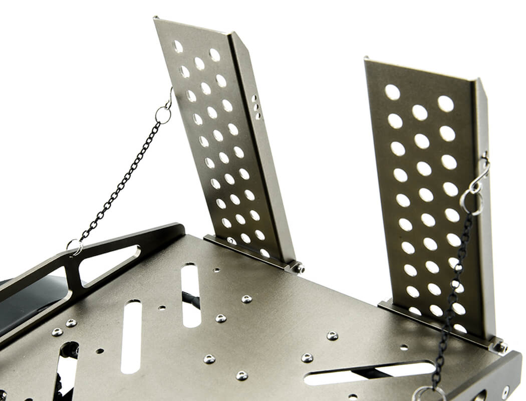 FASTRAX SCALE DUAL AXLE TRUCK CAR TRAILER w/RAMPS & LEDs