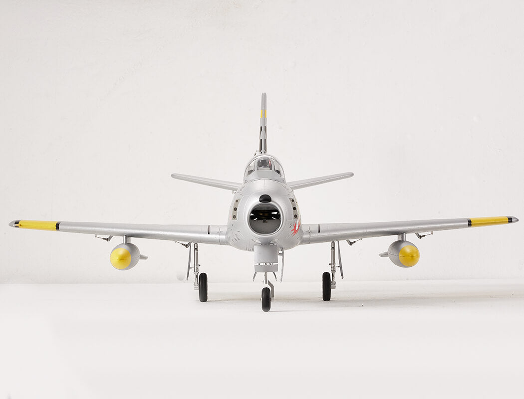 FMS 80MM F-86 Sabre THE HUFF PNP SILVER