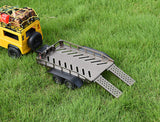 FASTRAX SCALE DUAL AXLE TRUCK CAR TRAILER w/RAMPS & LEDs