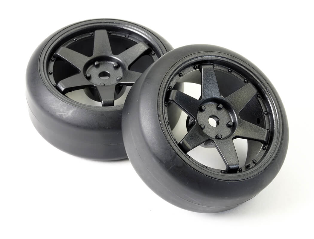 FTX STINGER HARD DRIFT WHEEL/TYRES (PR)