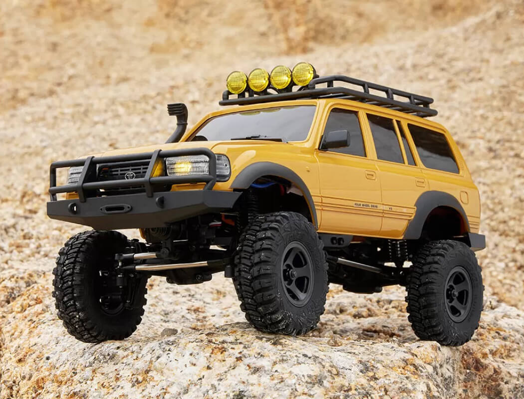 FMS FCX 1/18 TOYOTA LC80 RTR SCALER - YELLOW
