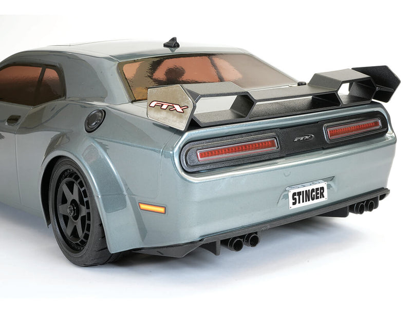 FTX STINGER 1:10 ON-ROAD STREET BRUSHED RTR CAR - GREY - Second Hand Modified