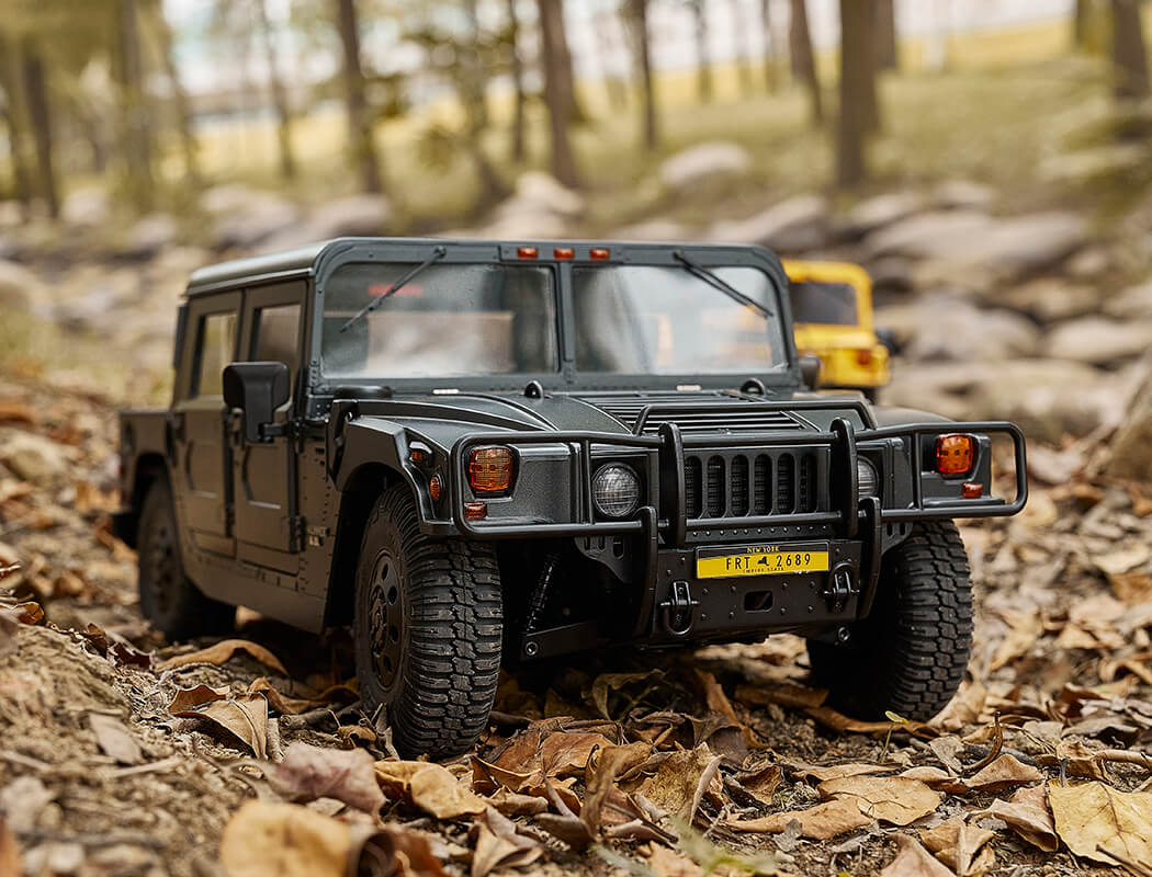 FMS HUMMER H1 ALPHA 1/12 SCALER RTR- BLACK