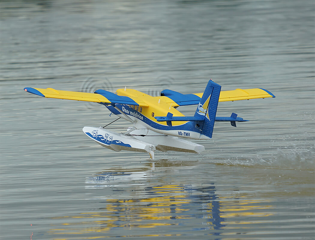 XFLY 1800MM TWIN OTTER WITH FLOATS - WITHOUT TX/RX/BATT/CHR