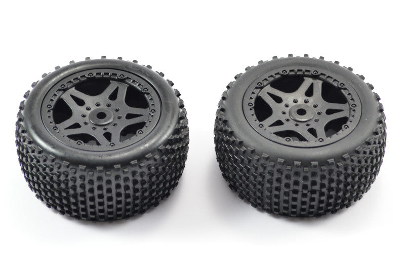 FTX SURGE 1/12 REAR BUGGY MOUNTED WHEELS/TYRES (PR)