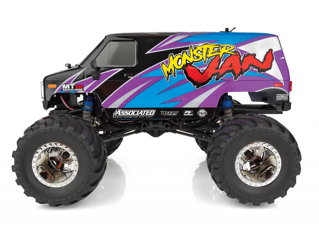 TEAM ASSOCIATED MT12 MONSTER VAN RTR COMBO - FOR PRE ORDER ONLY