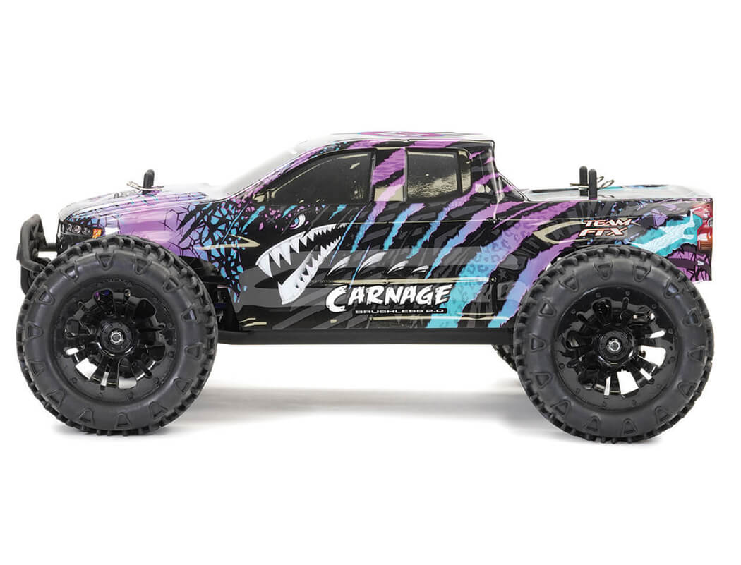 FTX CARNAGE 2.0 1/10 BRUSHLESS TRUCK 4WD RTR WITH LIPO BATTERY & CHARGER