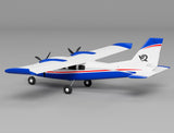 XFLY P68 TWIN 850MM WINGSPAN WITHOUT TX/RX/BATTERY - BLUE