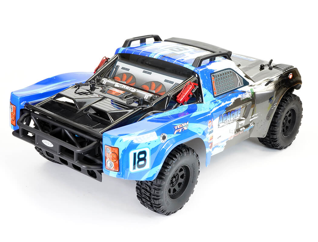 FTX APACHE 1/10 BRUSHLESS TROPHY TRUCK RTR - BLUE