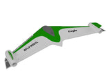 XFLY EAGLE 40MM EDF FLYING WING WITHOUT TX/RX/BATTERY/GYRO - GREEN