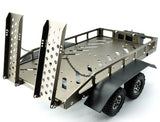 FASTRAX SCALE DUAL AXLE TRUCK CAR TRAILER w/RAMPS & LEDs