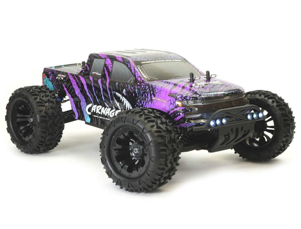 FTX CARNAGE 2.0 1/10 BRUSHLESS TRUCK 4WD RTR WITH LIPO BATTERY & CHARGER